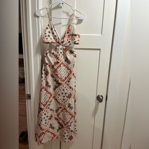 Abercrombie & Fitch dress, cutout sides, tie back